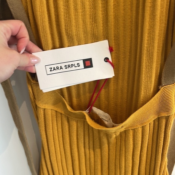 ZARA SRPLS HALTER NECK DRESS NWT SIZE XS - Picture 7 of 8